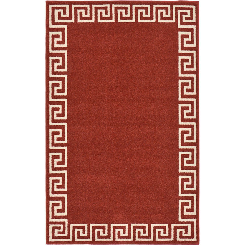 Tapis terre cuite Balabak, Rectangle 3 pi 3 po x 5 pi 3 po