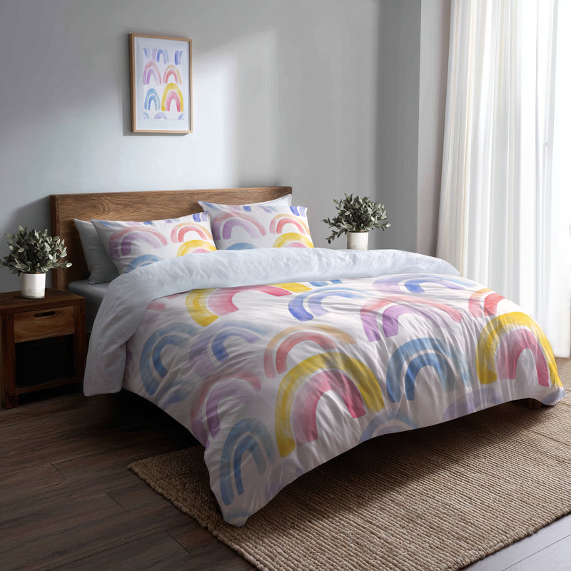 Ensemble de literie pour enfants 3 pièces - Housse de couette et coussin décoratif, Grand lit