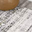 Tapis ivoire / noir Tidal Modern Strie-129975679