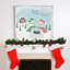 Holiday Snowman II - impression sur toile tendue-903858086