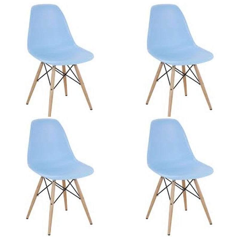 Chaise d’appoint Rhona, Bleu pâle