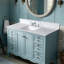 Dessus de meuble-lavabo en quartz 43 po, lavabo simple encastré au centre, 4 dosserets hauts, 3 trous de robinet pré-percés, antitache, modernisation moderne luxueuse pour la salle de bain, chaleur du bol et,