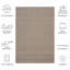 Tapis intérieur / extérieur beige Arneshia-1574912318