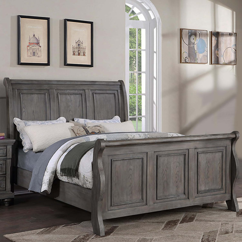 Eastern King Size Panel Bed, King