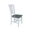 Chaise d'appoint en bois massif Evalyn-48372500