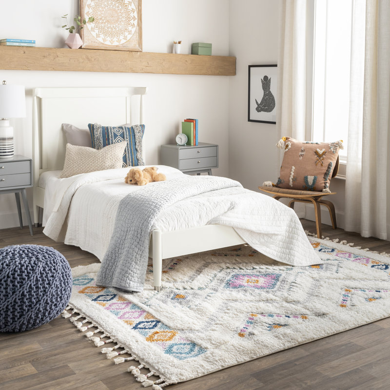 Pepperidge Solid Colour Shag Area Rug, Rectangle 200 x 274cm