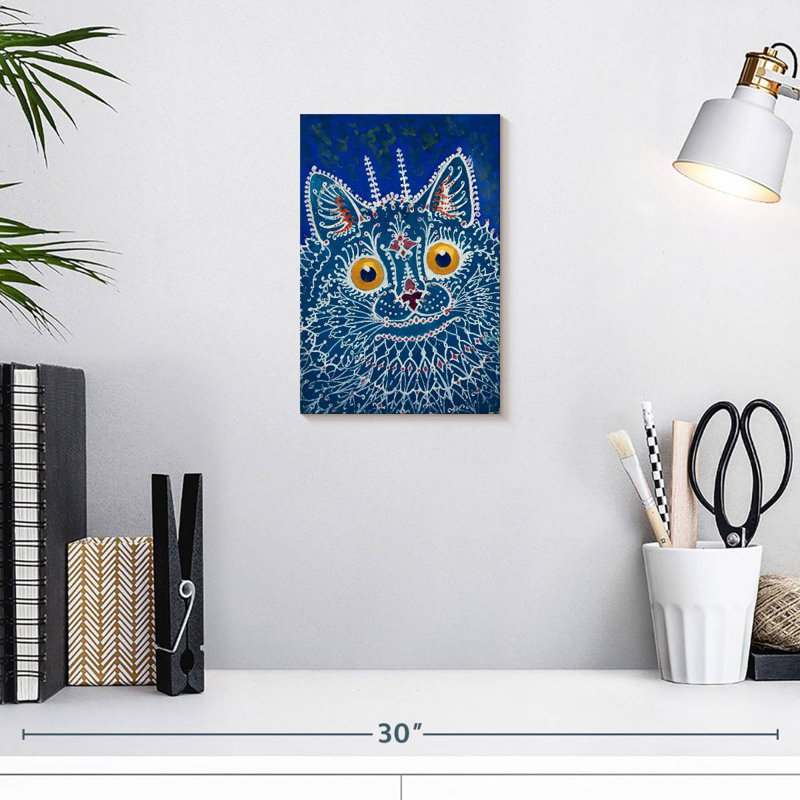 Brampt A Cat In Gothic Style, 12" H x 8" W