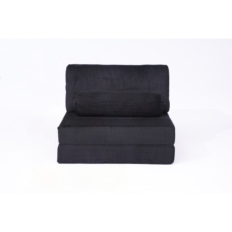 Canapé modulaire pliable avec motif de château, Black