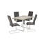 Kramer Metal Base Dining Table-25384385-25384388