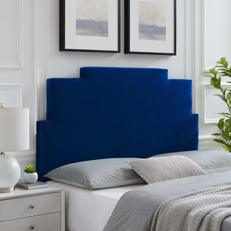 Modway Kasia Performance Velvet Headboard, Twin, Navy