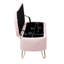 Banc rembourré en fausse fourrure-1853570153
