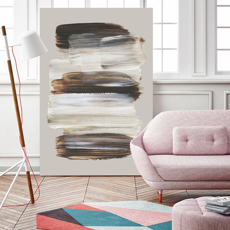«Abstract Brush Strokes 108» par Mareike, H 72 po x l 48 po