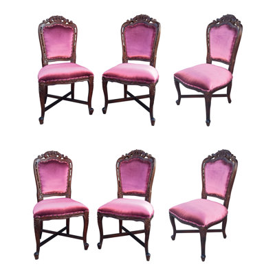 Chaise de salle à manger rembourrée latérale