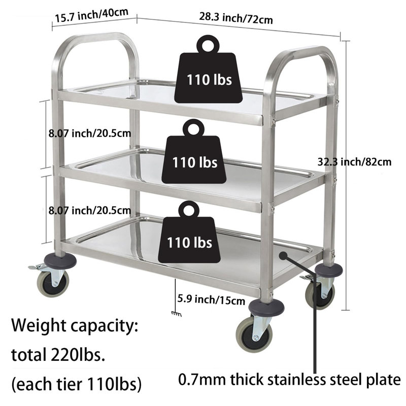 Metal Bar Cart