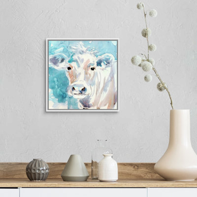«Color Wash Cow», reproduction d'art sur toile