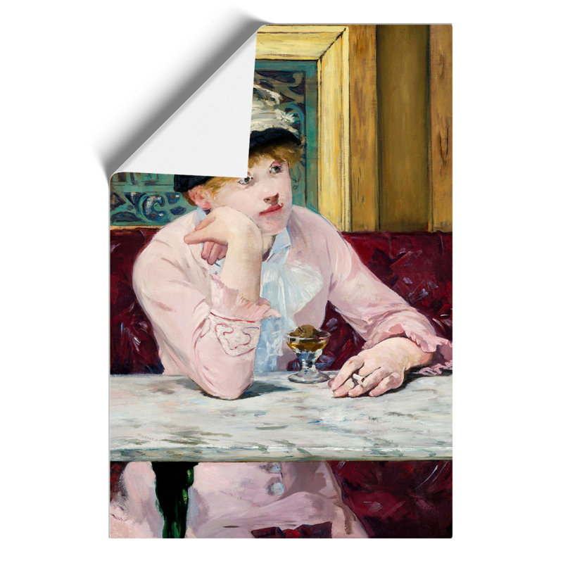 Plum Brandy by Edouard Manet - Frameless Print, 59cm H x 42cm W x 0.1cm D