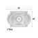 Blanco Rectangular Chandelier Ceiling Medallion