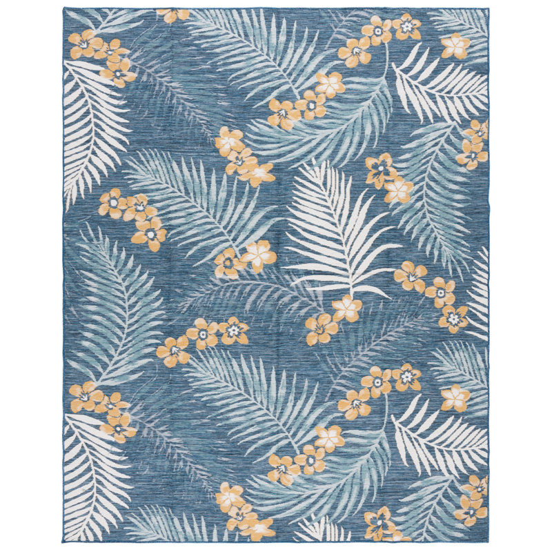 Edouard Sunrise Performance Floral Indoor/Outdoor Area Rug, Rectangle 8' x 10'