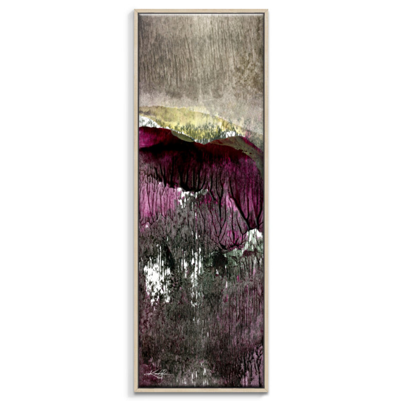 1 Piece Wall Art on Canvas, 103.5cm H x 32.5cm W, Floater Frame