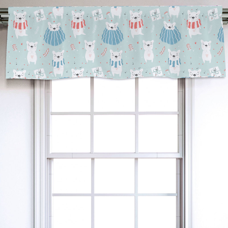 Sateen Ruffled Window Valance