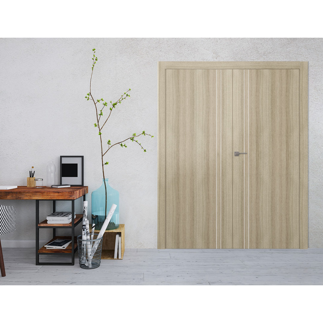 Optima 2V Manufactured Wood Paneled Standart Double Door Belldinni 