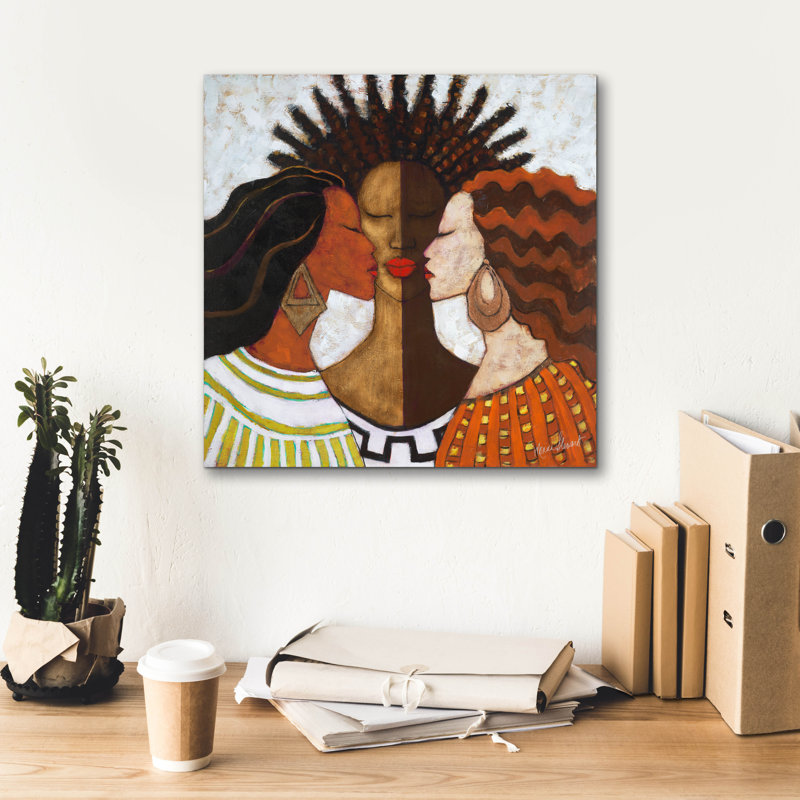 Chaque femme par Monica Stewart, H 18 po x l 18 po x P 0,75 po