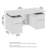 Bush Business Furniture Stratus 60W X 30D Electric Standing Desk With Drawers And Modesty Panel-113816005