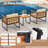 Raffield 2 - Person Outdoor Seating Group with Cushions