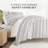 Geo Threads Pattern Duvet Cover Set-937446030