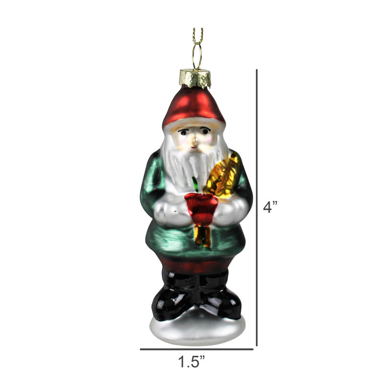 Ornement père Noël Harvest, verre