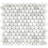 Carrara White Round 12 in. x 12 in. Honed Marble Mosaic Floor and Wall Tile