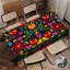 Nappe rétro exotique 180x180cm