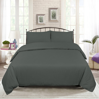 Antoan Solid Colour Duvet Cover Set with Pillowcases Included