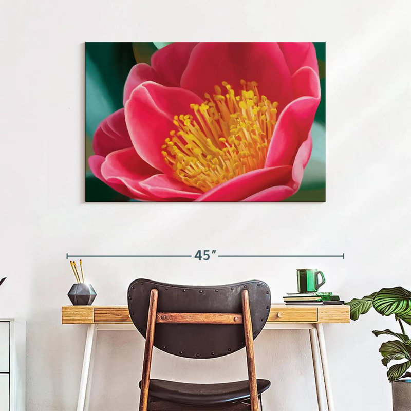 Harnek Posh Pink Camellia, 26" H x 39" W