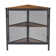 2 Pieces Corner Storage Cabinet Set 3-Tier Corner Shelf Set Display Shelves Set Free-Standing Organ