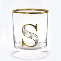 Monogrammed Whiskey Glasses - Set of 2 – A Gift Personalized