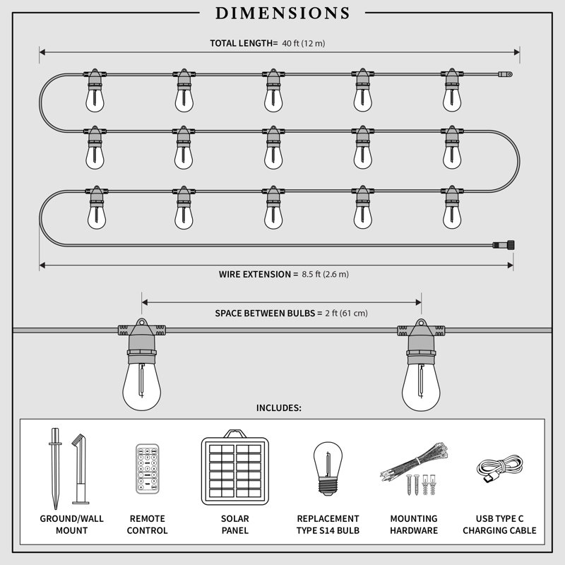 Premium Solar String Light
