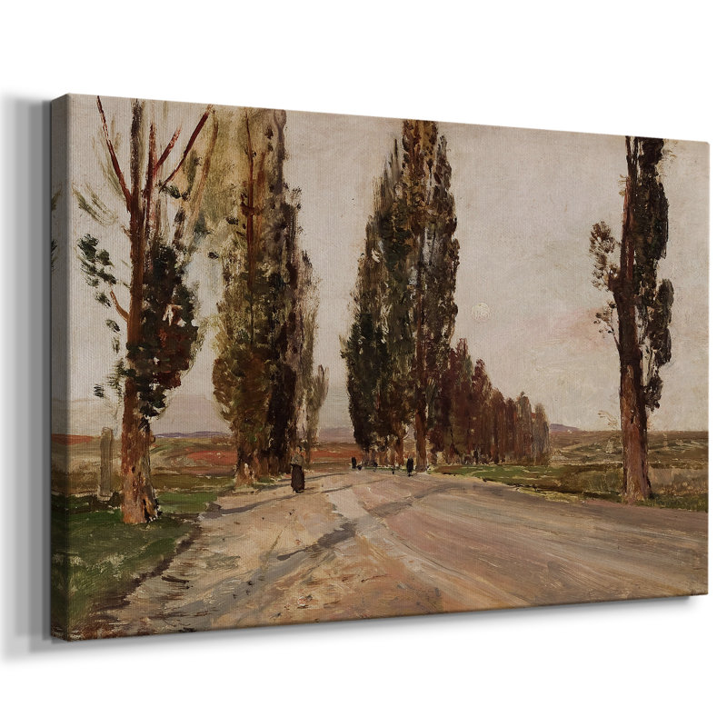 Paysage rétro - IMC encadré sur toile, H 19 po x l 28 po