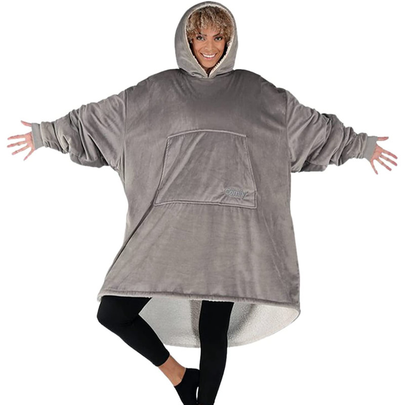 Sweat à capuche The Comfy Original, gris, 2.8