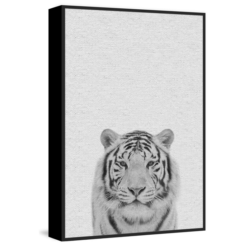 Tamed Tiger III - Floater Frame Print on Canvas, 114 cm H x 76 cm W x 4 cm D