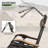 29" Zero Gravity Chairs, Folding Outdoor Patio Recliners with Canopy Shade, Headrest, and Side Tray-108572110