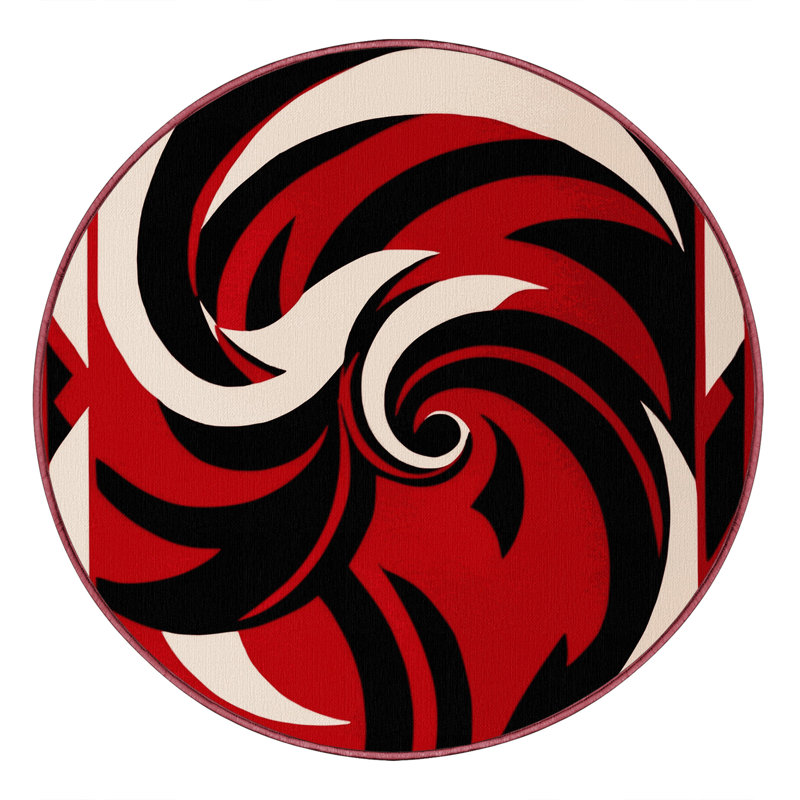 Twilight Flare Rug, Round 6'