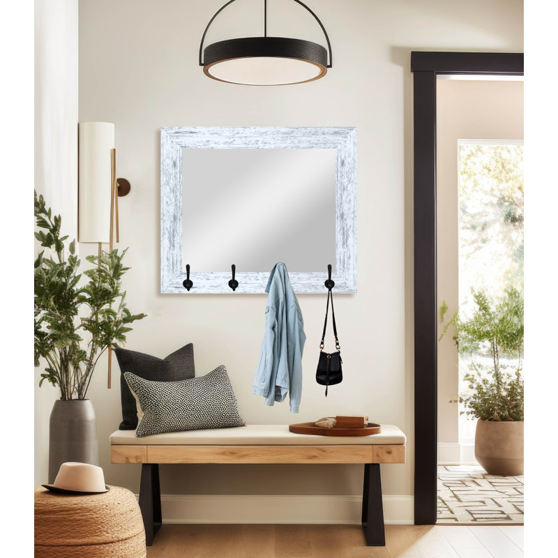 Veyron Engineered Wood Flat Wall Mirror