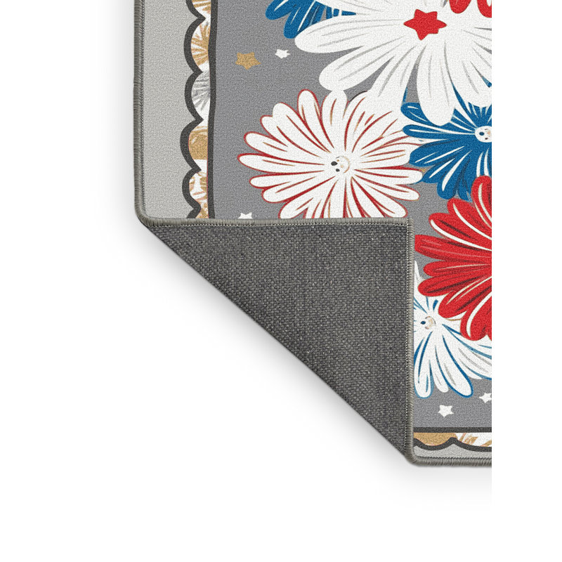 Tapis vacances des fêtes The Holiday Aisle®, Rectangulaire 2 pi x 3 pi