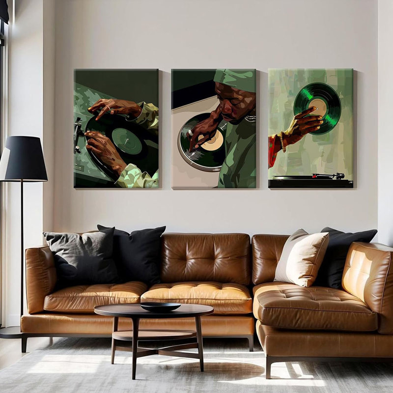 3 Piece Wrapped Canvas Wall Art