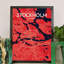 Stockholm City Map - No Frame Print-96667987