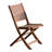 Eucalyptus Folding Bistro Chairs, Set of 2