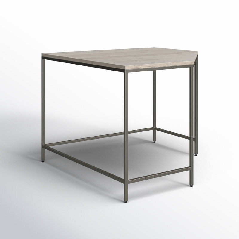 Ehme Solid Wood Writing Desk, Dove Poplar