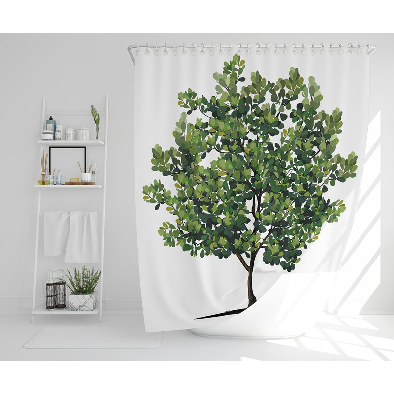 Ella-May 13 Piece Polyester Shower Curtain Set