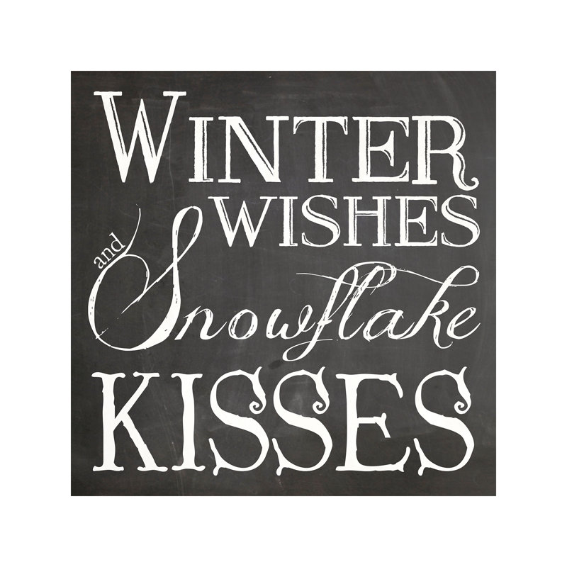 Christmas Chalk V by Erin Clark - Wrapped Canvas Print, 66.04 cm H x 66.04 cm W x 1.91 cm D